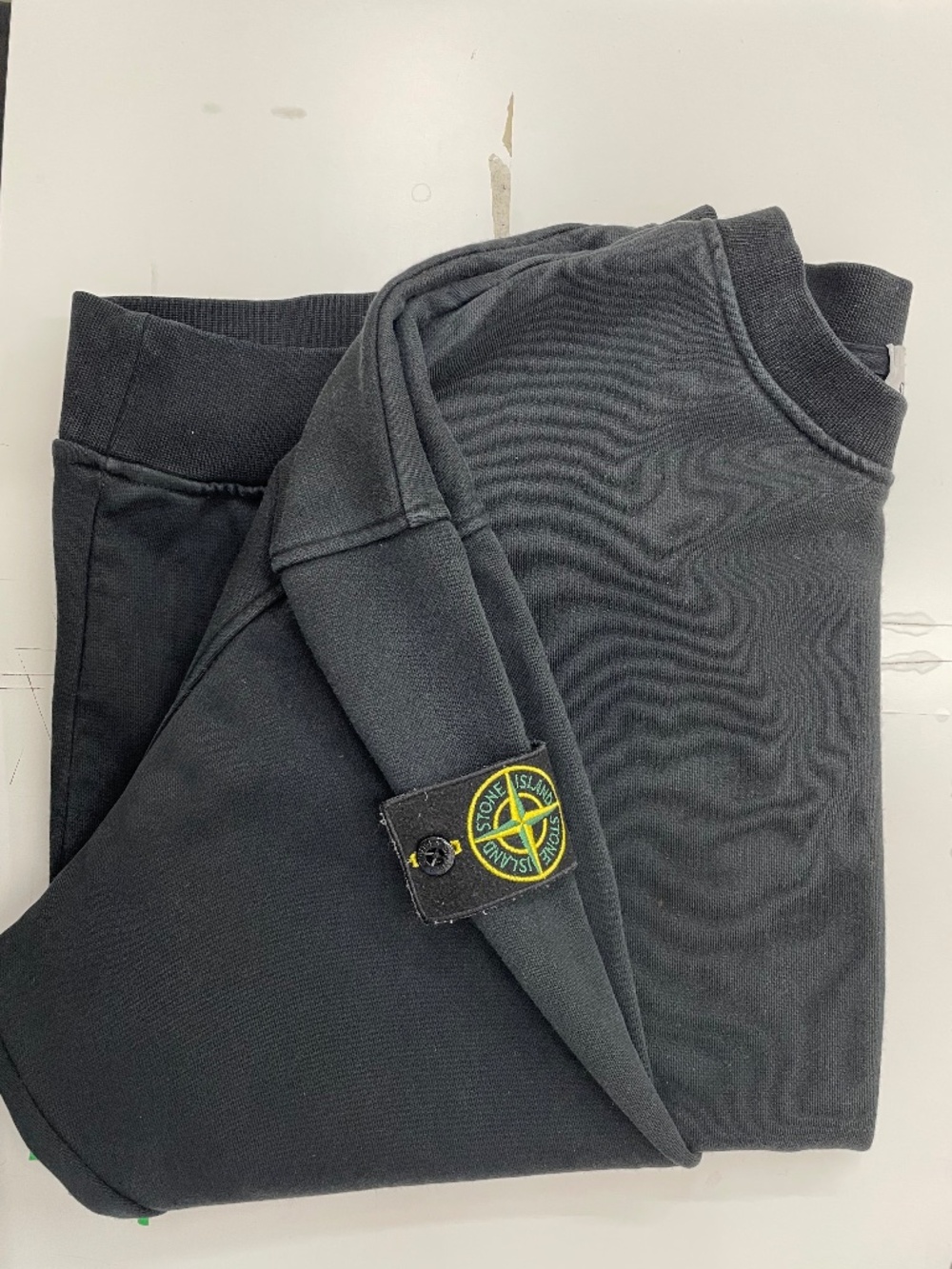 Stone Island black cotton crewneck - Picture 2 of 3
